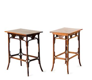 Two side tables, 1910s