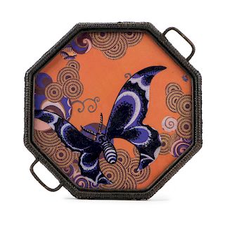 Padma' tray 'Butterfly', c1925