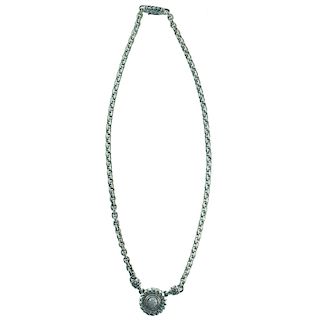 Scott Kay SS Necklace with Diamond Pendant