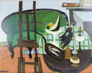 Claude Venard (FRENCH, 1913–1999) "Victoire" Oil on Canvas