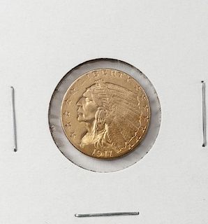 1911 Indian Head $2.50 Gold Coin
