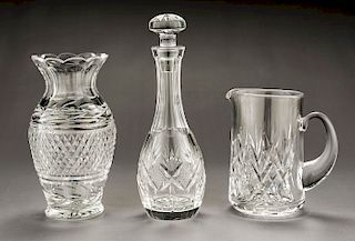 3 Pcs Waterford Crystal Glassware