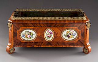 19th Century French Marquetry Jardiniere