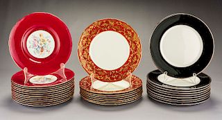 29 Pcs China Service Plates Incl Royal Doulton