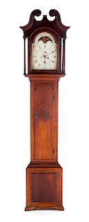 Elisha Kirk York Eight Day Tall Case Clock