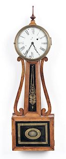 Eglomise Banjo Clock