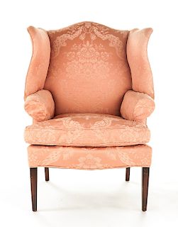 Colonial Revival Wing Chair