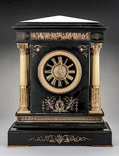 Etienne Maxant Slate Mantle Clock