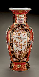 Large Imari Porcelain Vase