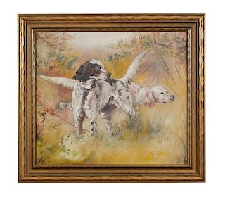 Hunting Dog Painting