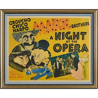 MARX BROTHERS A NIGHT AT THE OPERA MOVIE POSTER