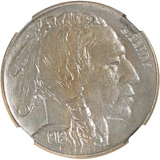 U.S. 1918-S BUFFALO 5C COIN