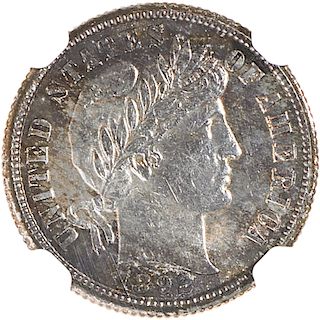 U.S. 1892-S BARBER 10C COIN