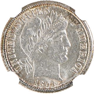 U.S. 1893-O BARBER 10C COIN