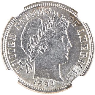U.S. 1894 BARBER 10C COIN
