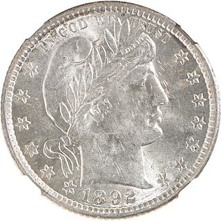U.S. 1892-O BARBER 25C COIN