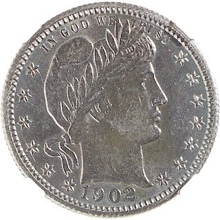 U.S. 1902-S BARBER 25C COIN
