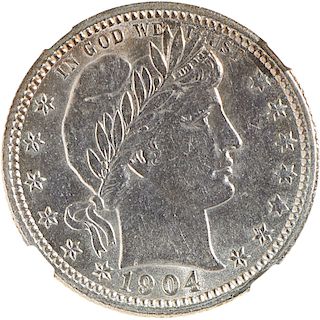 U.S. 1904-O BARBER 25C COIN