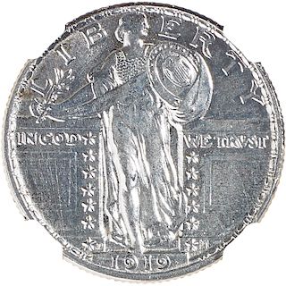 U.S. 1919-D STANDING LIBERTY 25C COIN