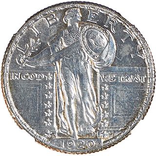 U.S. 1920-D STANDING LIBERTY 25C COIN