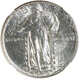 U.S. 1929 STANDING LIBERTY 25C COIN