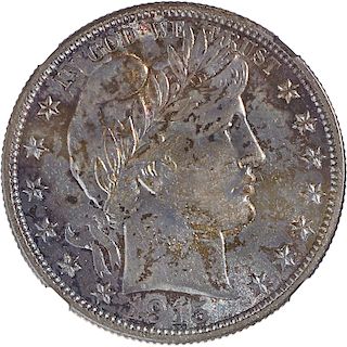 U.S. 1915 BARBER 50C COIN