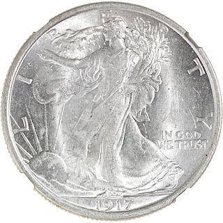 U.S. 1917 WALKING LIBERTY 50C COIN