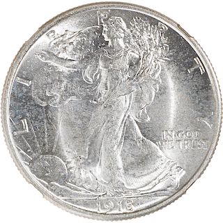 U.S. 1918 WALKING LIBERTY 50C COIN