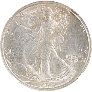 U.S. 1919-D WALKING LIBERTY 50C COIN