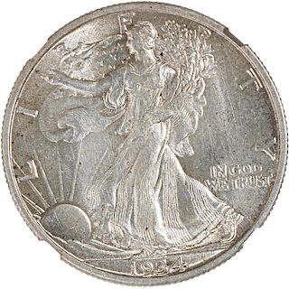 U.S. 1934-S WALKING LIBERTY 50C COIN