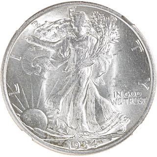 U.S. 1934-D WALKING LIBERTY 50C COIN