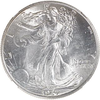 U.S. 1937 WALKING LIBERTY 50C COIN
