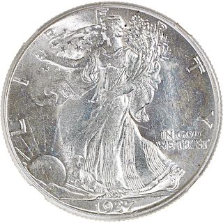 U.S. 1937-D WALKING LIBERTY 50C COIN