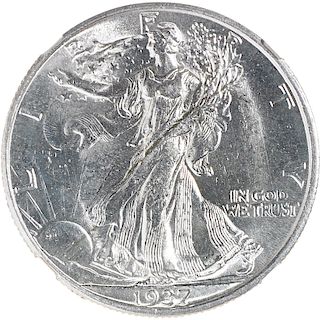 U.S. 1937-S WALKING LIBERTY 50C COIN