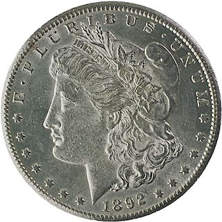 U.S. 1892-CC MORGAN $1 COIN