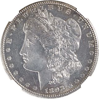 U.S. 1893-O MORGAN $1 COIN