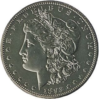U.S. 1893-CC MORGAN $1 COIN