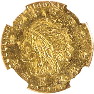 U.S. 1859 DATED CALIFORNIA GOLD FRACTIONAL TOKEN