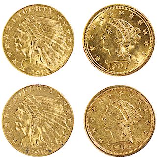 U.S. $2.5 GOLD COINS