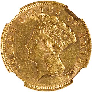 U.S. 1878 $3 GOLD COIN