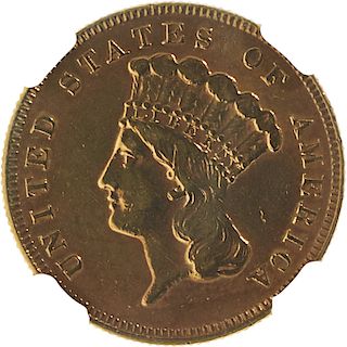 U.S. 1885 $3 GOLD COIN