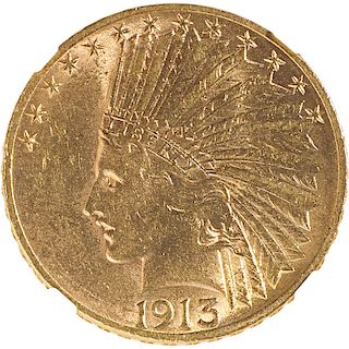 U.S. 1913-S INDIAN HEAD $10 GOLD COIN