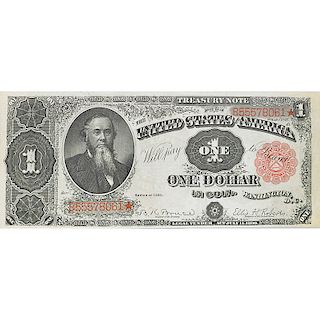 1891 $1 TREASURY NOTE