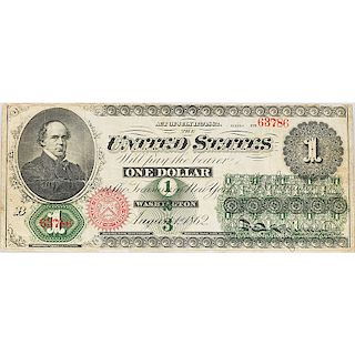 U.S. 1862 $1 LEGAL TENDER NOTE