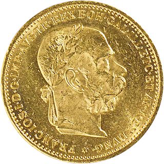 AUSTRIA 1894 20 CORONA GOLD COIN