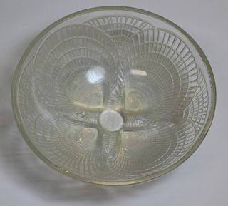 Rene Lalique Coquilles Opalescent Glass Bowl.