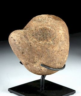 Ancient Pacific Northwest Stone with Humanoid Face
