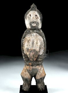 Early 20th C. African Igbo Wooden Ikenga Shrine Figure