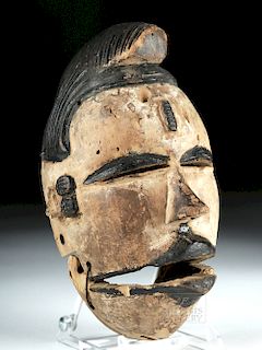 20th C. Nigerian Ogoni Wood Mask w/ Articulated Jaw