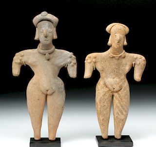 Colima Pottery Gingerbread Female Figures (2)